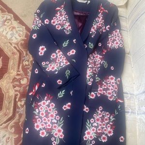 Navy blue with beautiful embroidery